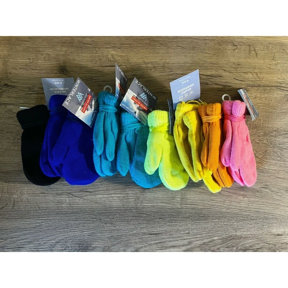 Winterlace Stretchy Magic Gloves Toddler Size Kids Mittens